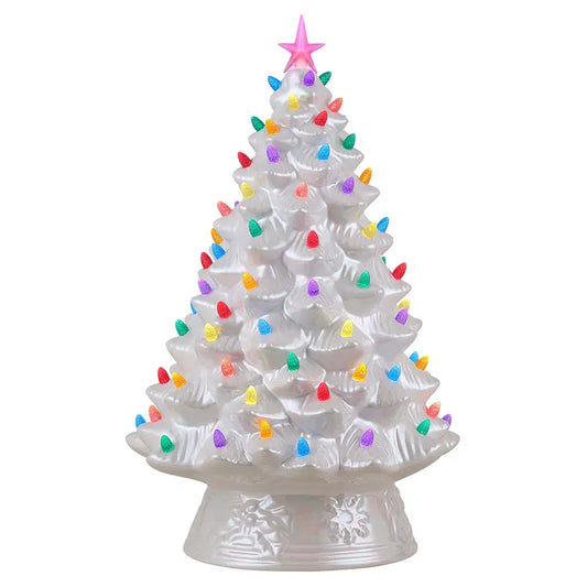 Vintage-Style Ceramic Christmas Tree