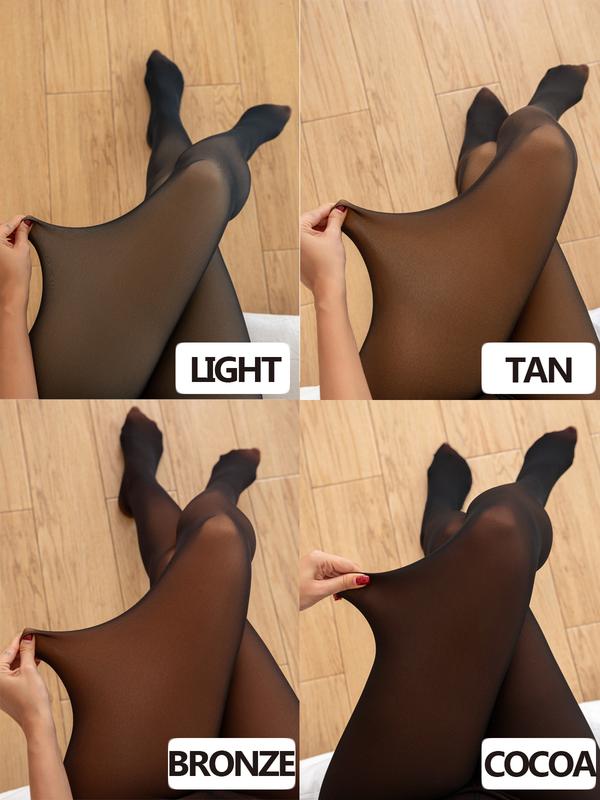Fleece Lined Sheer Tights