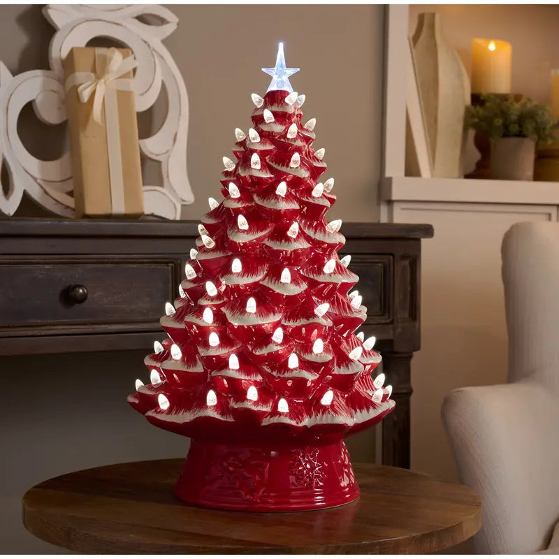 Vintage-Style Ceramic Christmas Tree