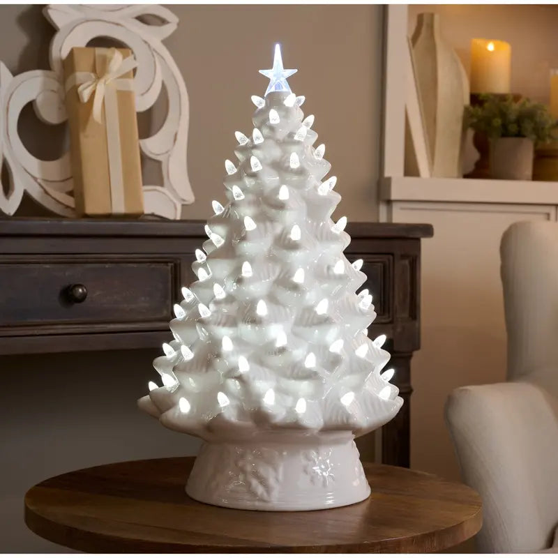 Vintage-Style Ceramic Christmas Tree