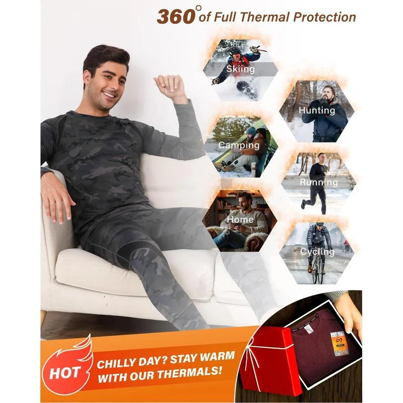 Men’s Fleece-Lined Thermal Set