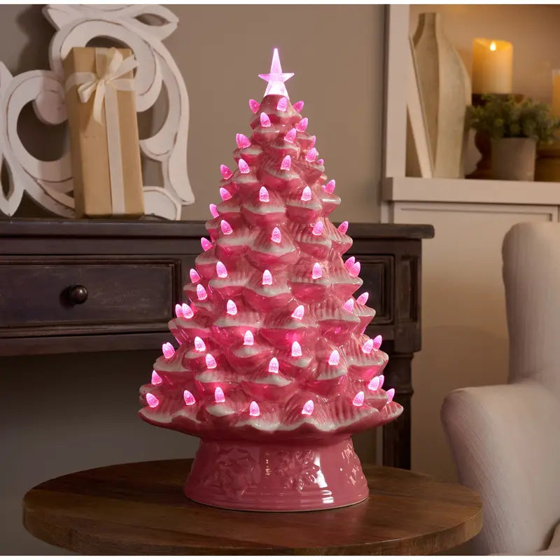 Vintage-Style Ceramic Christmas Tree