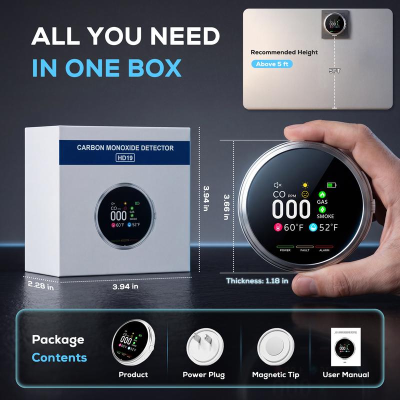 6-in-1 Home Safety Detector