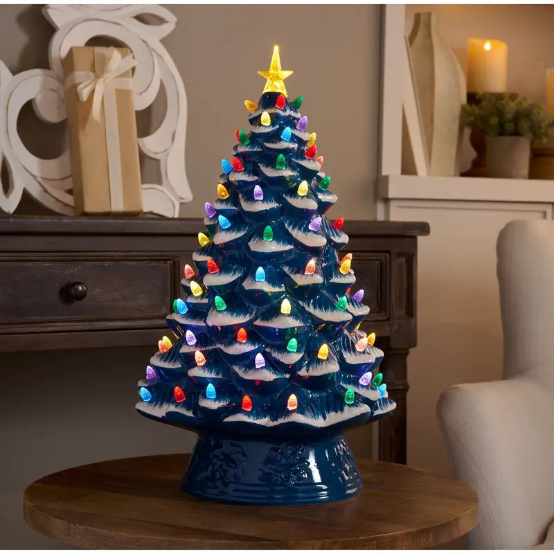 Vintage-Style Ceramic Christmas Tree